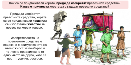 Превозни средства в миналото